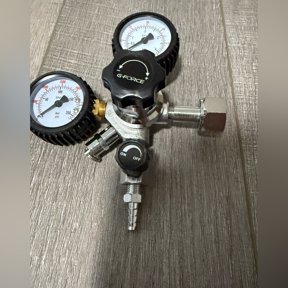 G-Force Primary Dual Gauge CO2 Regulator - NEW in Box